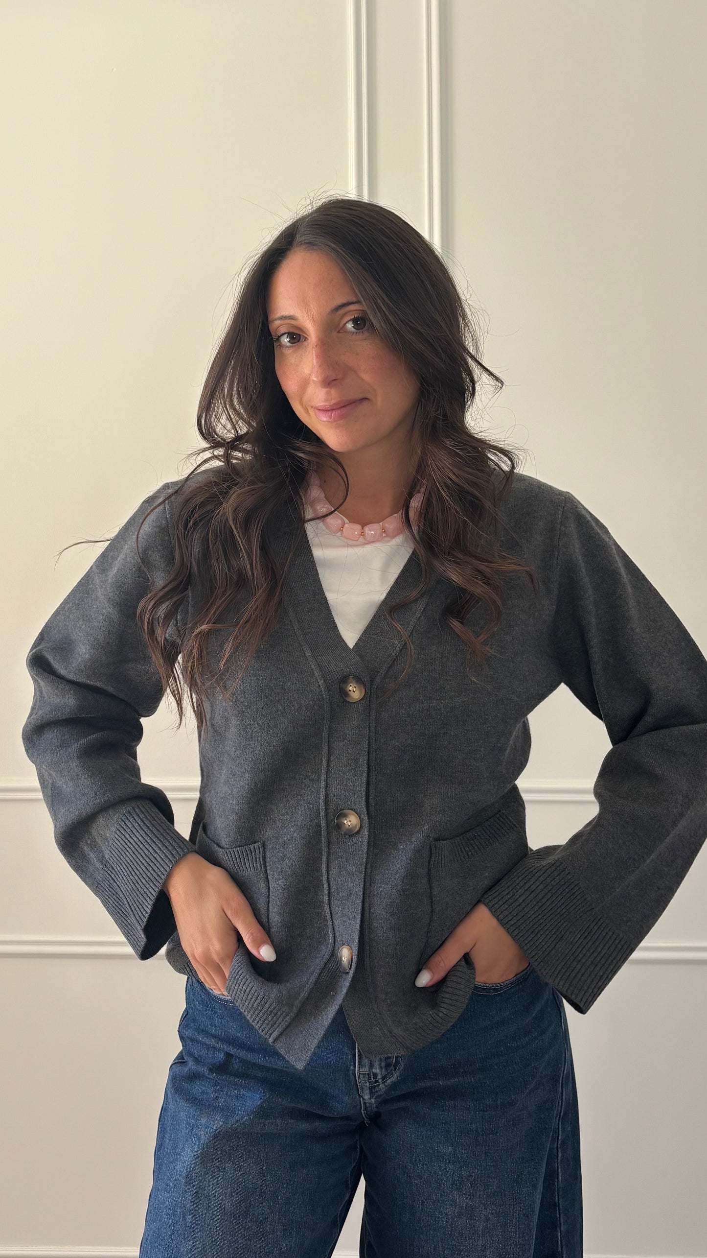 Cardigan MÉLODIE - Gris