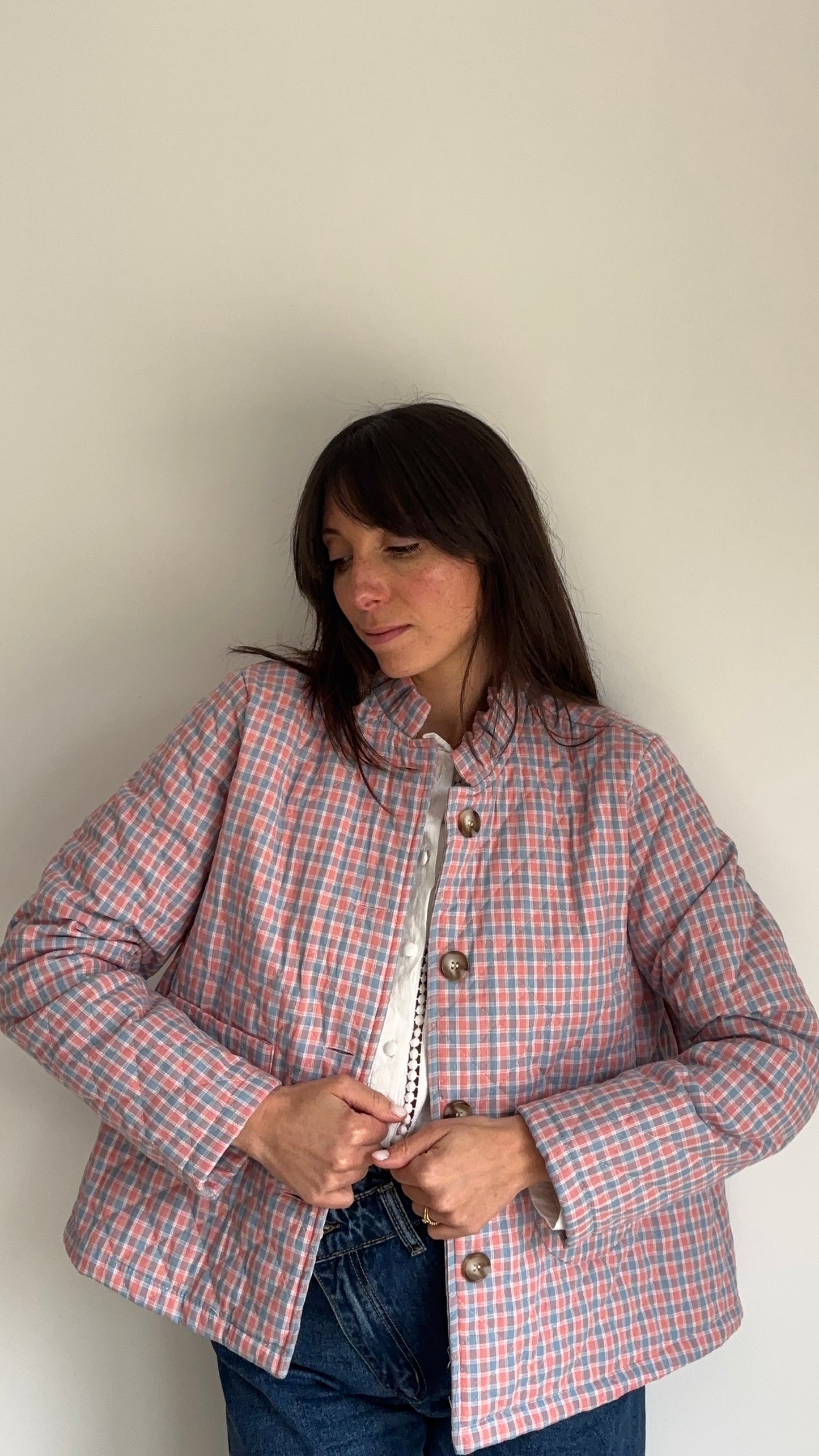 Veste matelassée SOLINE - Carreaux