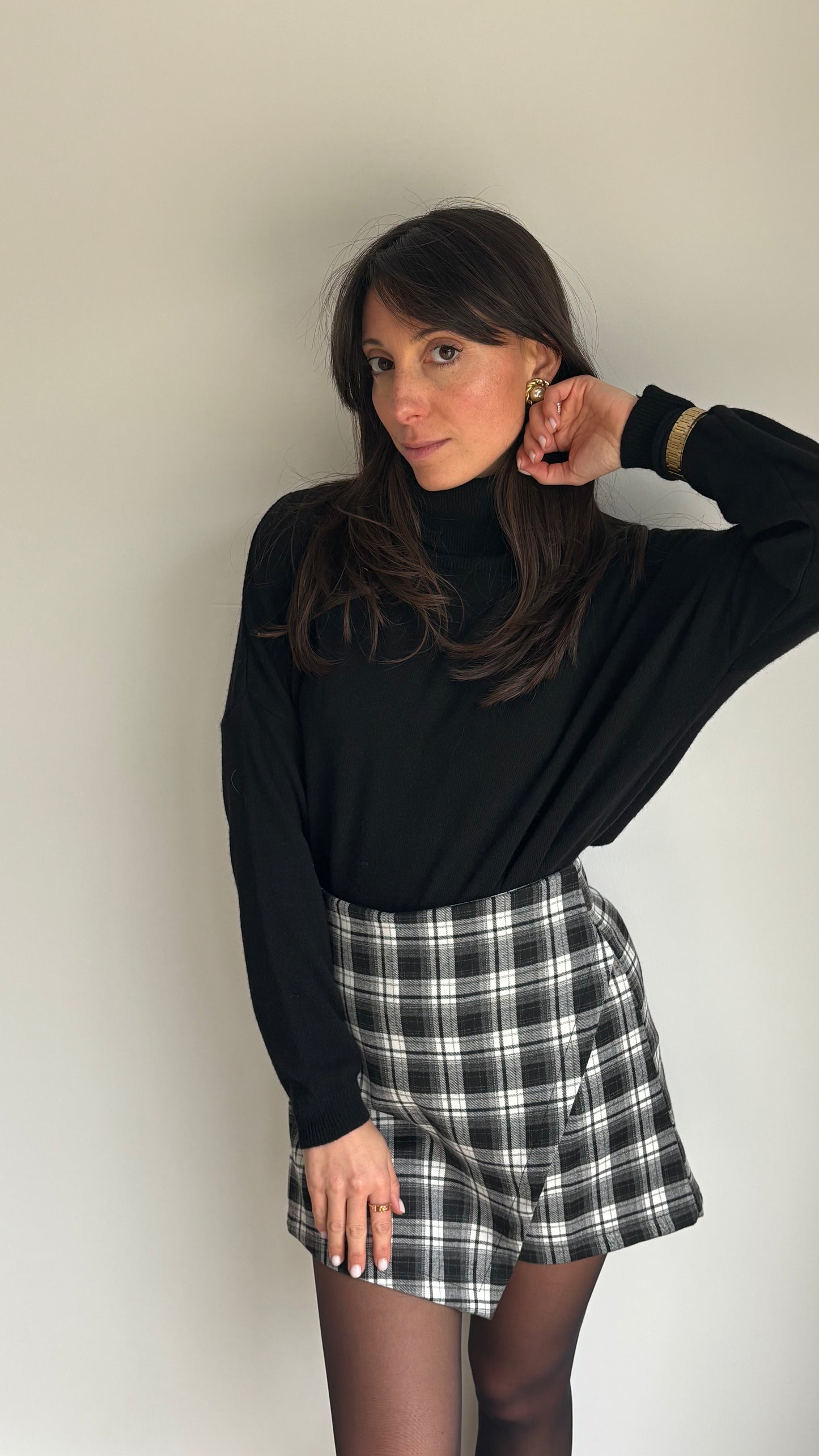 Jupe short AMY - Noir