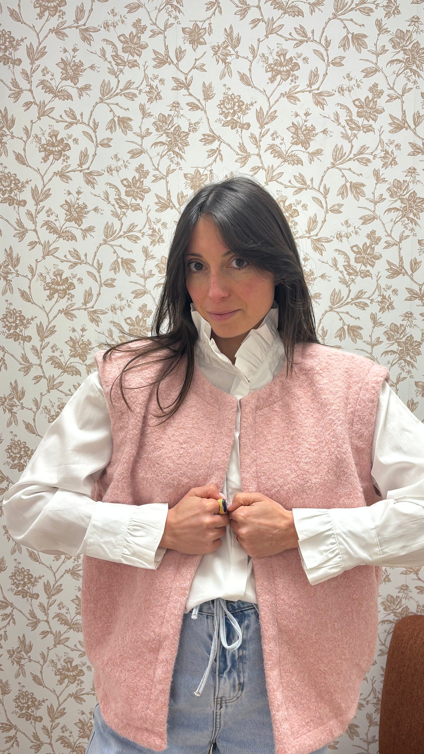 Gilet ULYSSE - Rose poudré