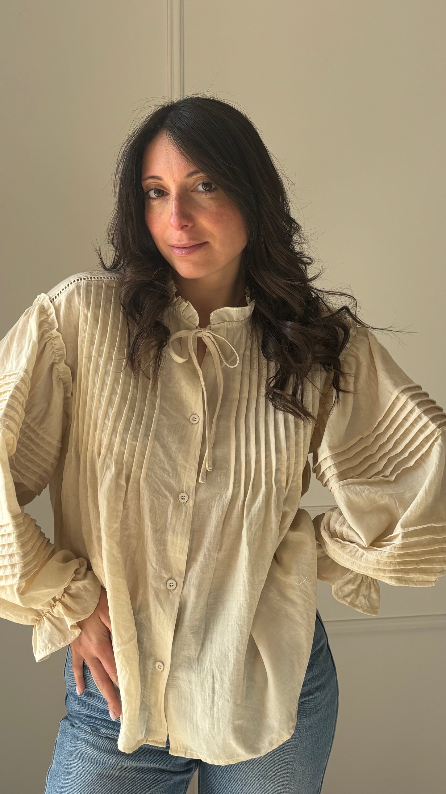 Blouse AGATHE - Beige