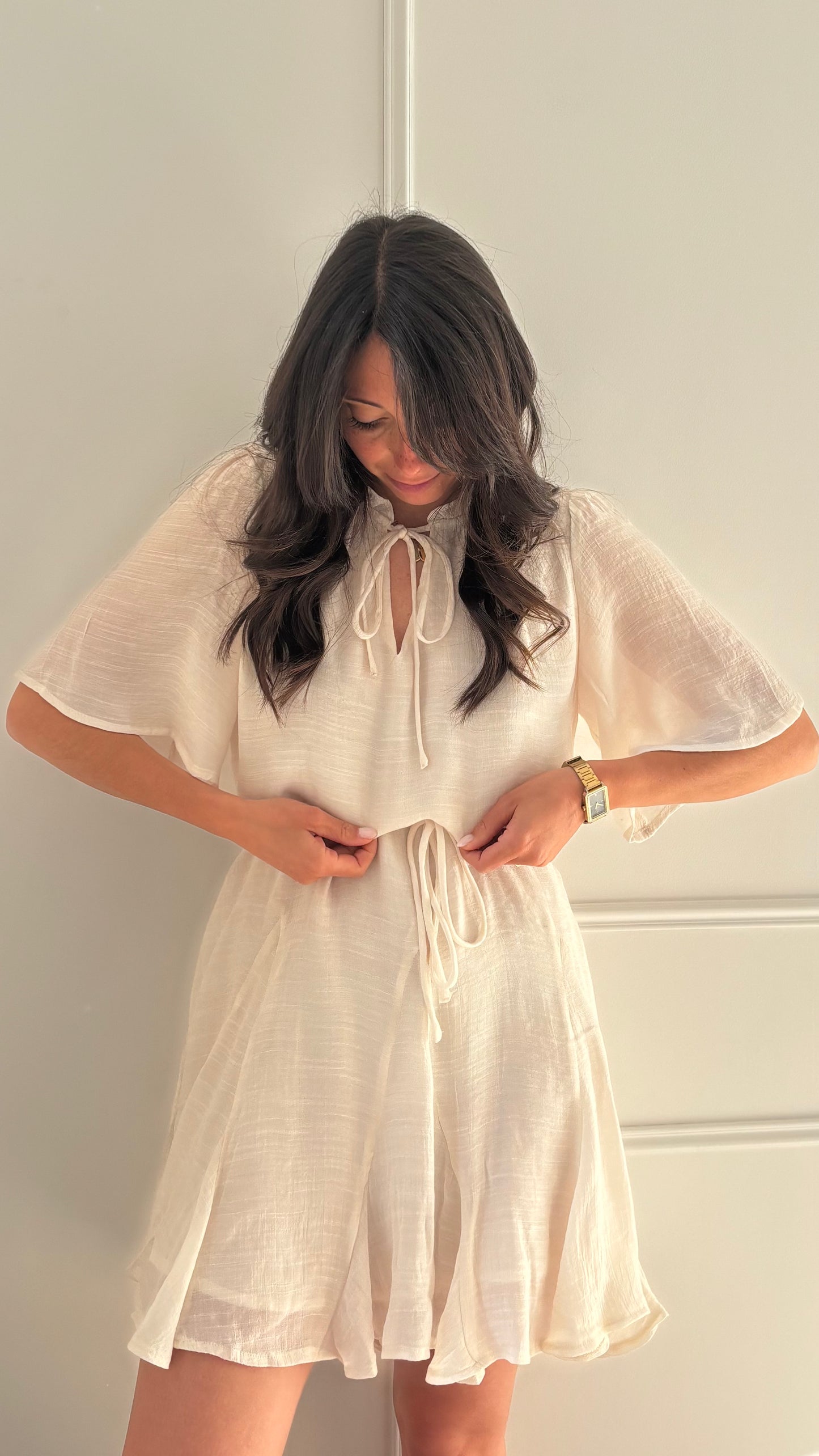 Robe AMANDINE - Crème