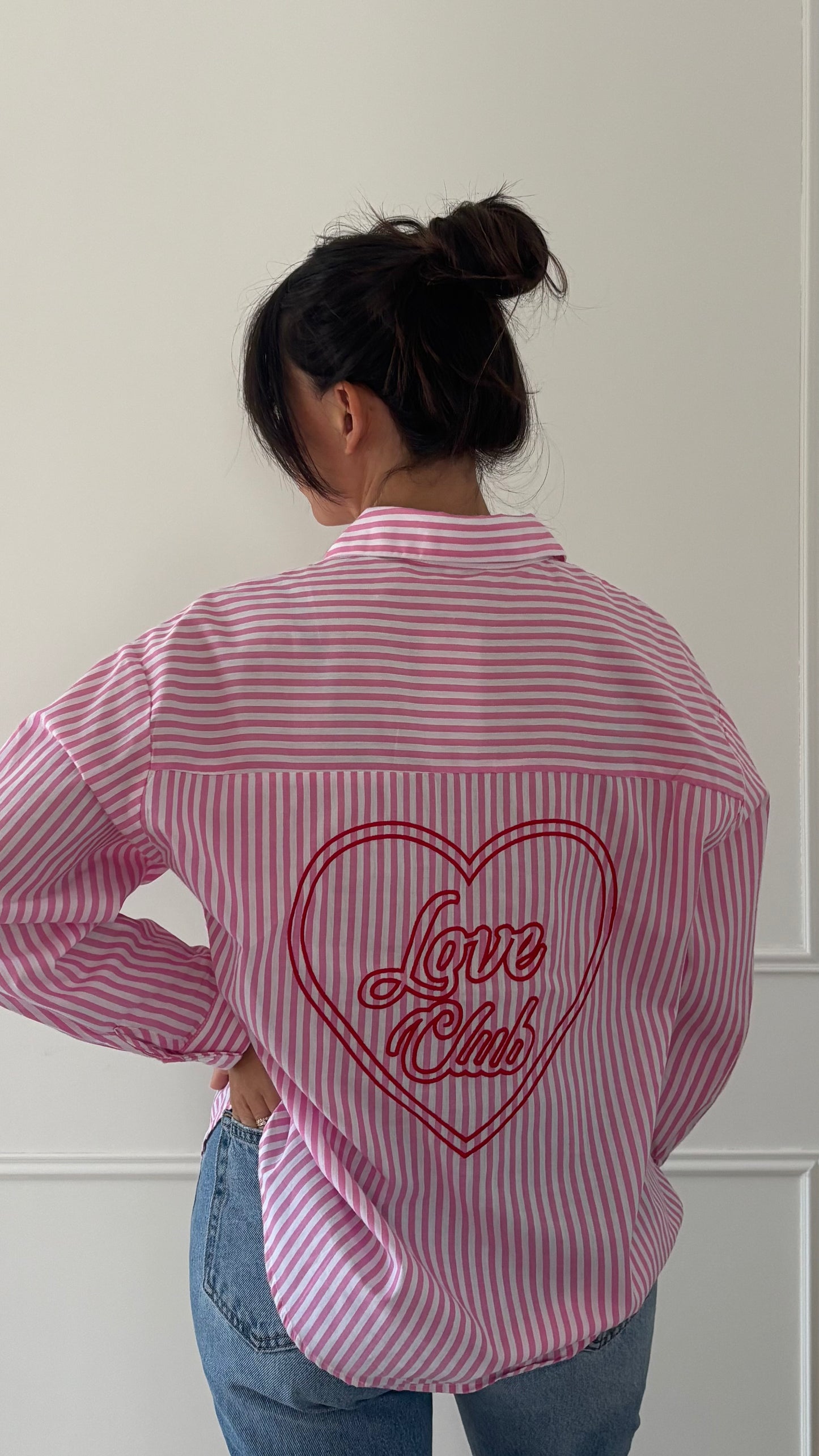 Chemise LOVE - Rose