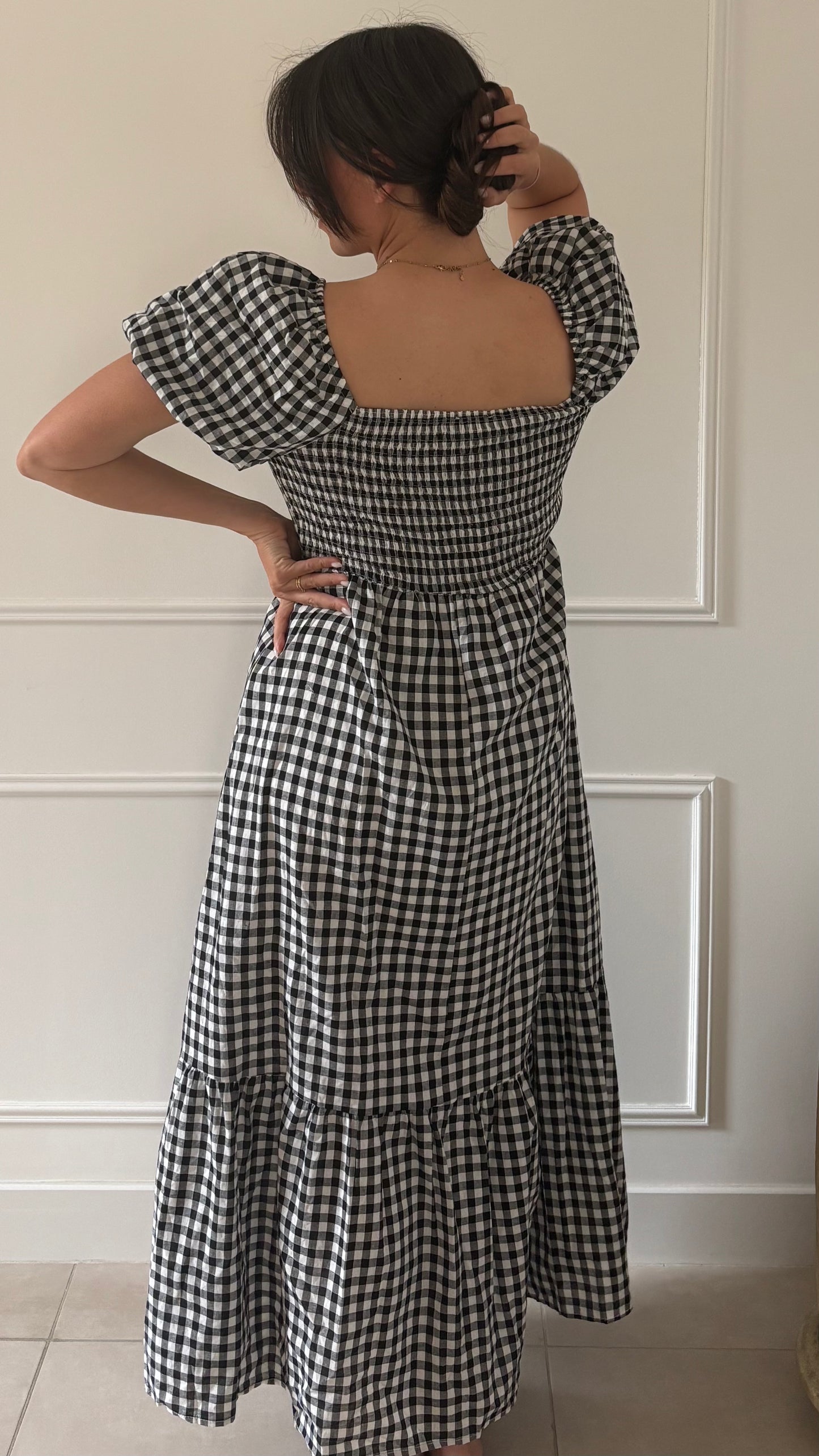 Robe HERMINE - Noir/Blanc
