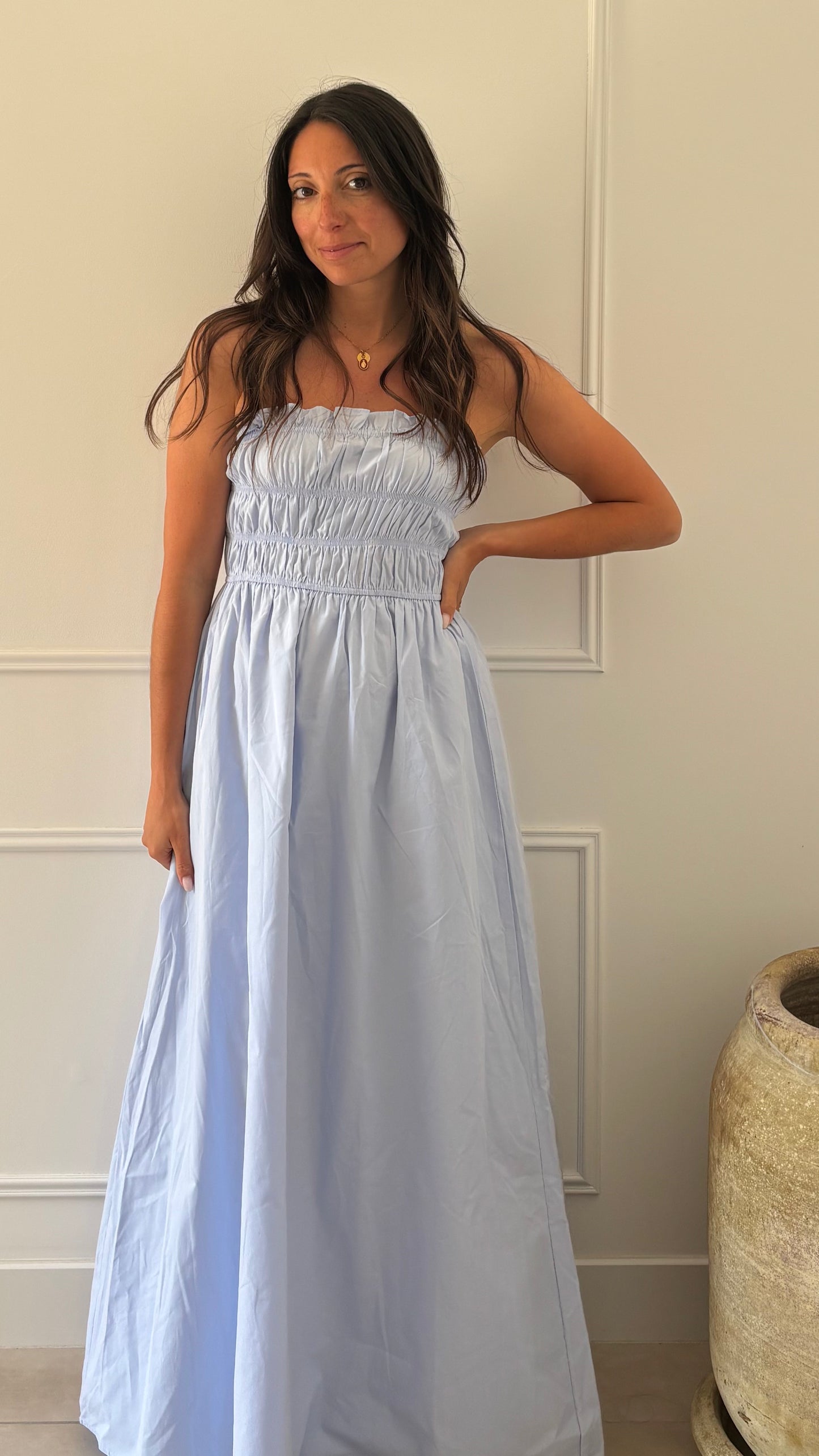 Robe ANDREA - Bleue