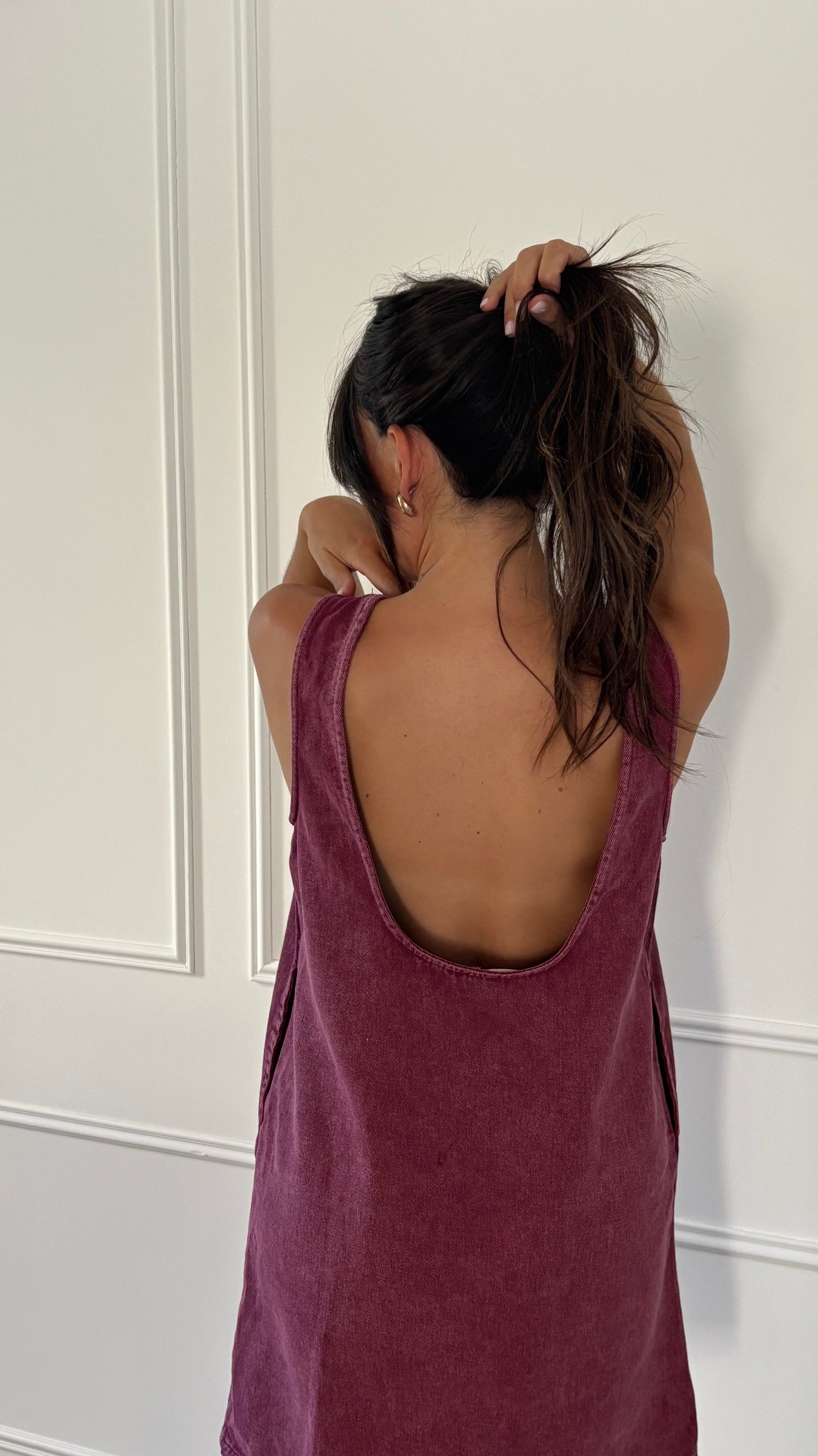 Robe VICTORIA - Bordeaux