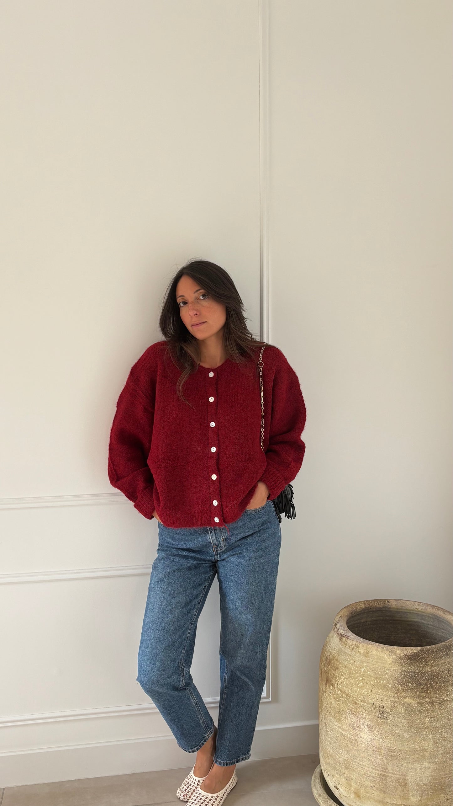 Gilet CELESTE - Cerise