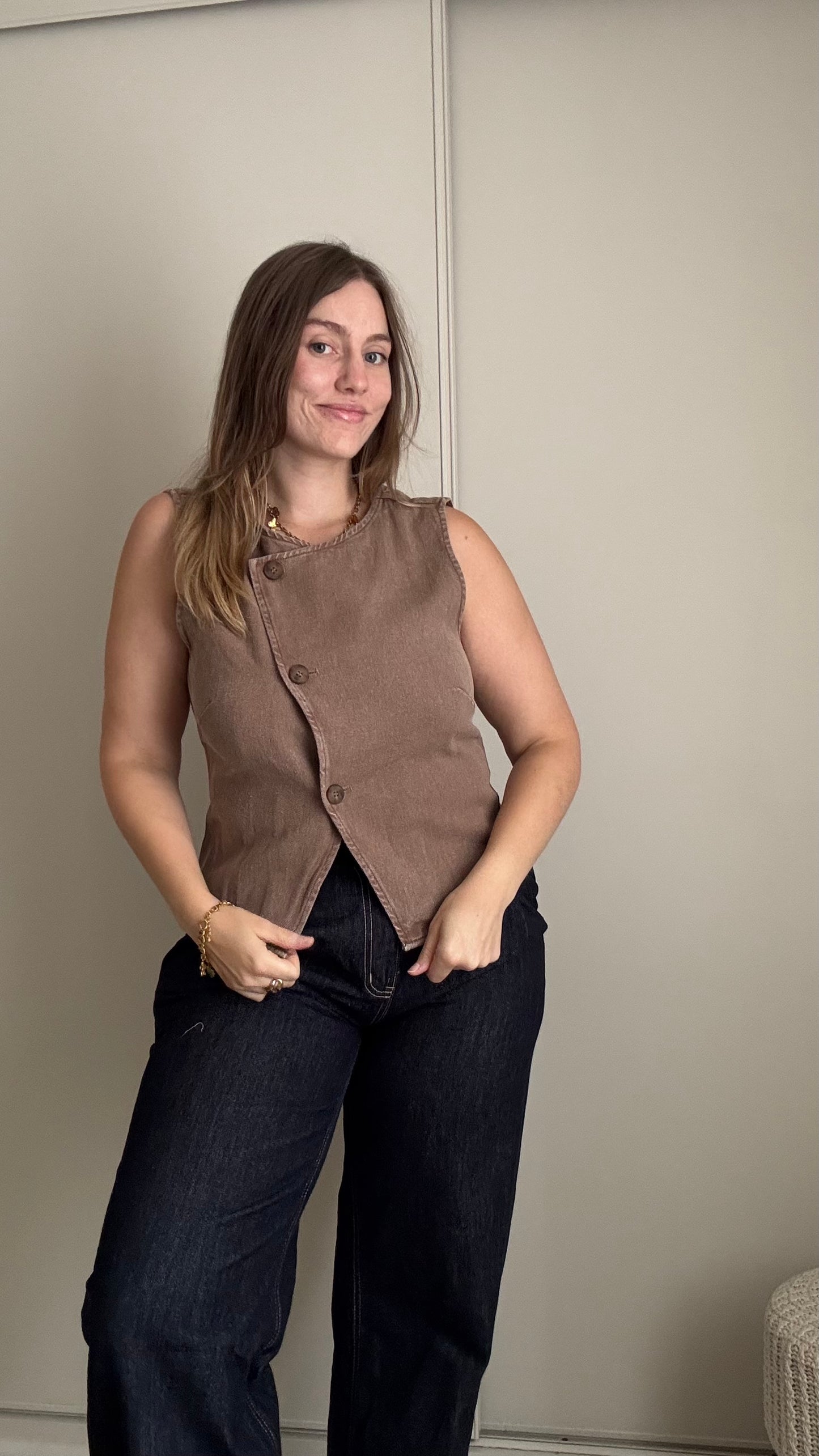 Top VICTORIA - TAUPE
