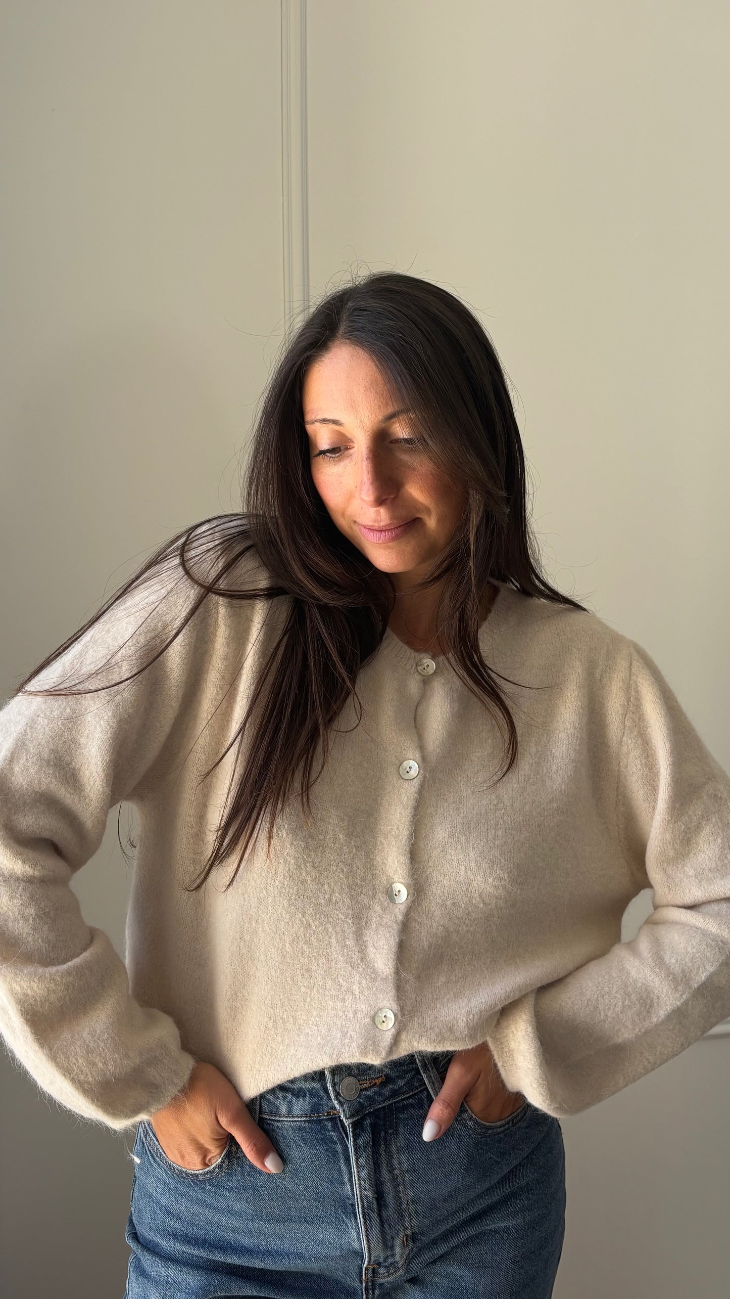 Cardigan MARY - Crème