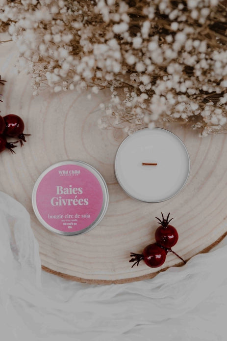 Petite bougie parfum baies