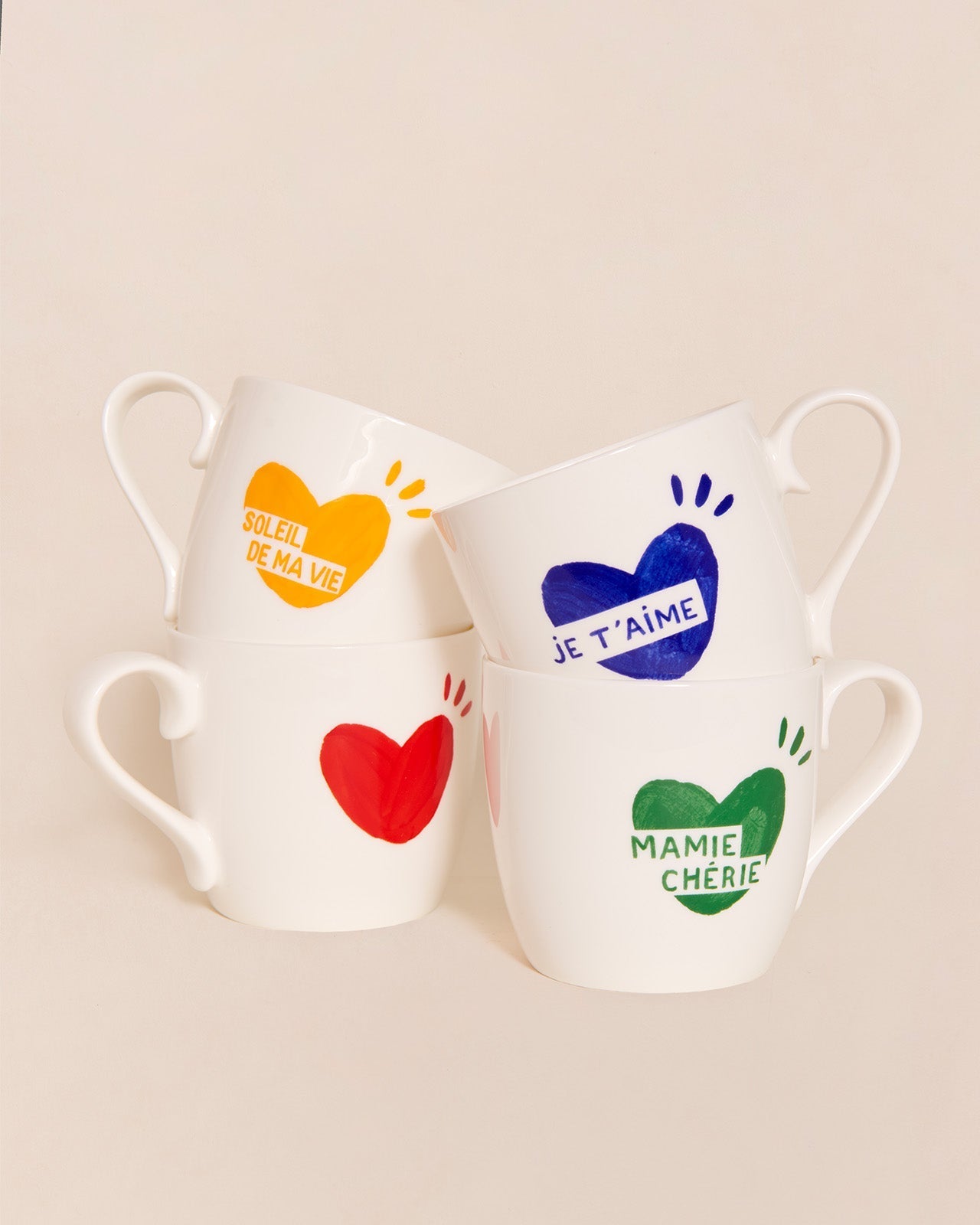 Mug cœur rouge - EMOI EMOI