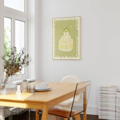 Affiche gâteau au citron - STUDIO DOLCI