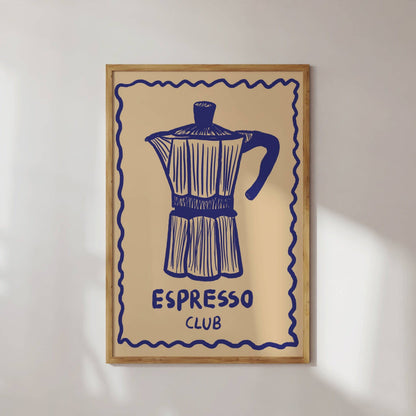 Affiche Espresso Club - STUDIO DOLCI