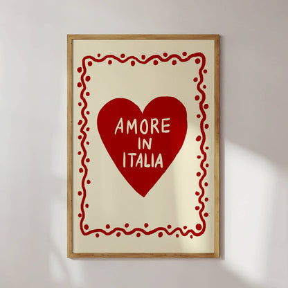 Affiche Amore - STUDIO DOLCI
