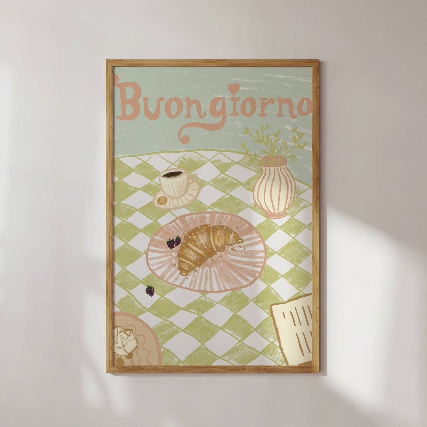 Affiche « BUONGIORNO » - STUDIO DOLCI