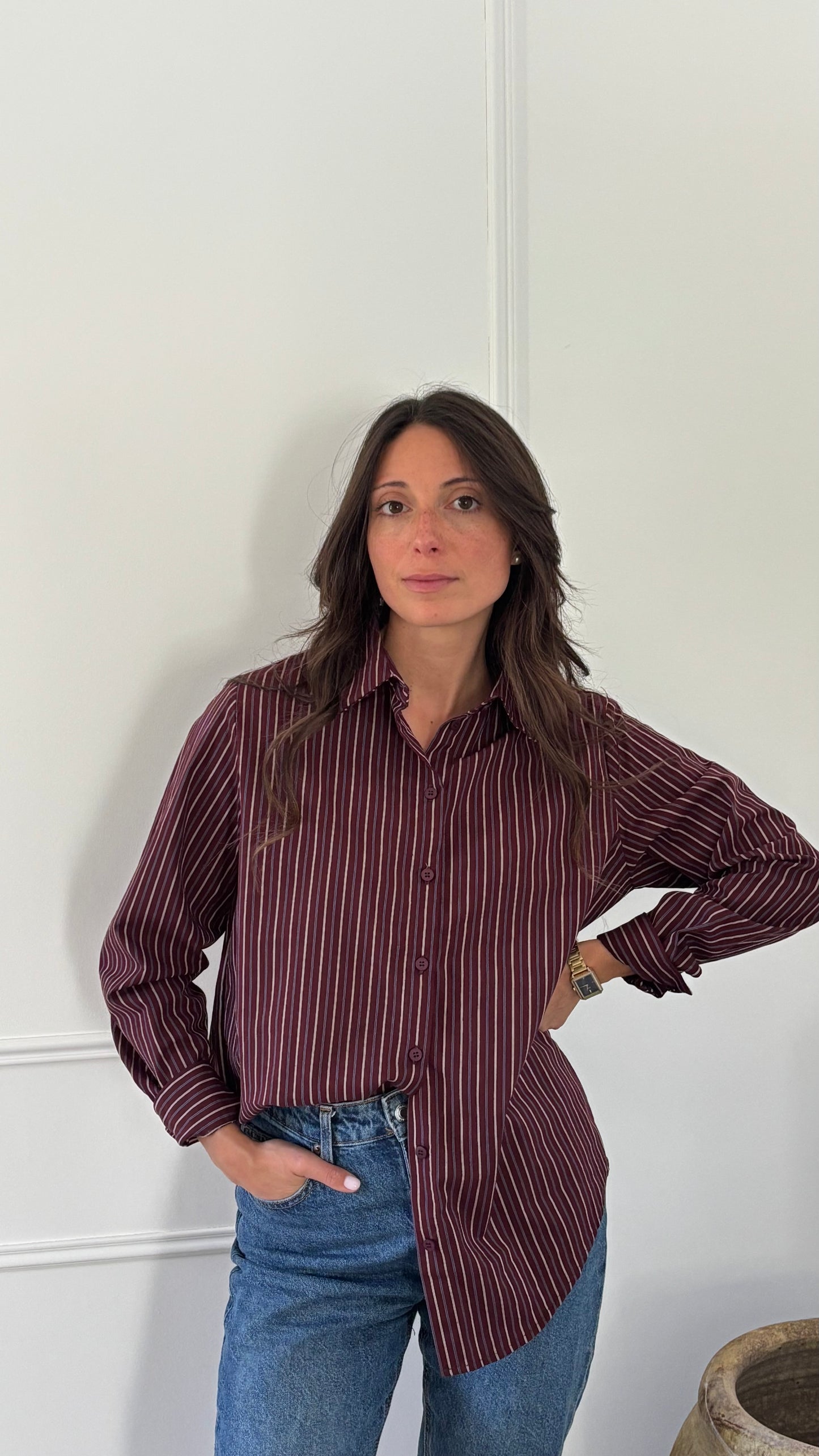 Chemise NOLA - BORDEAUX