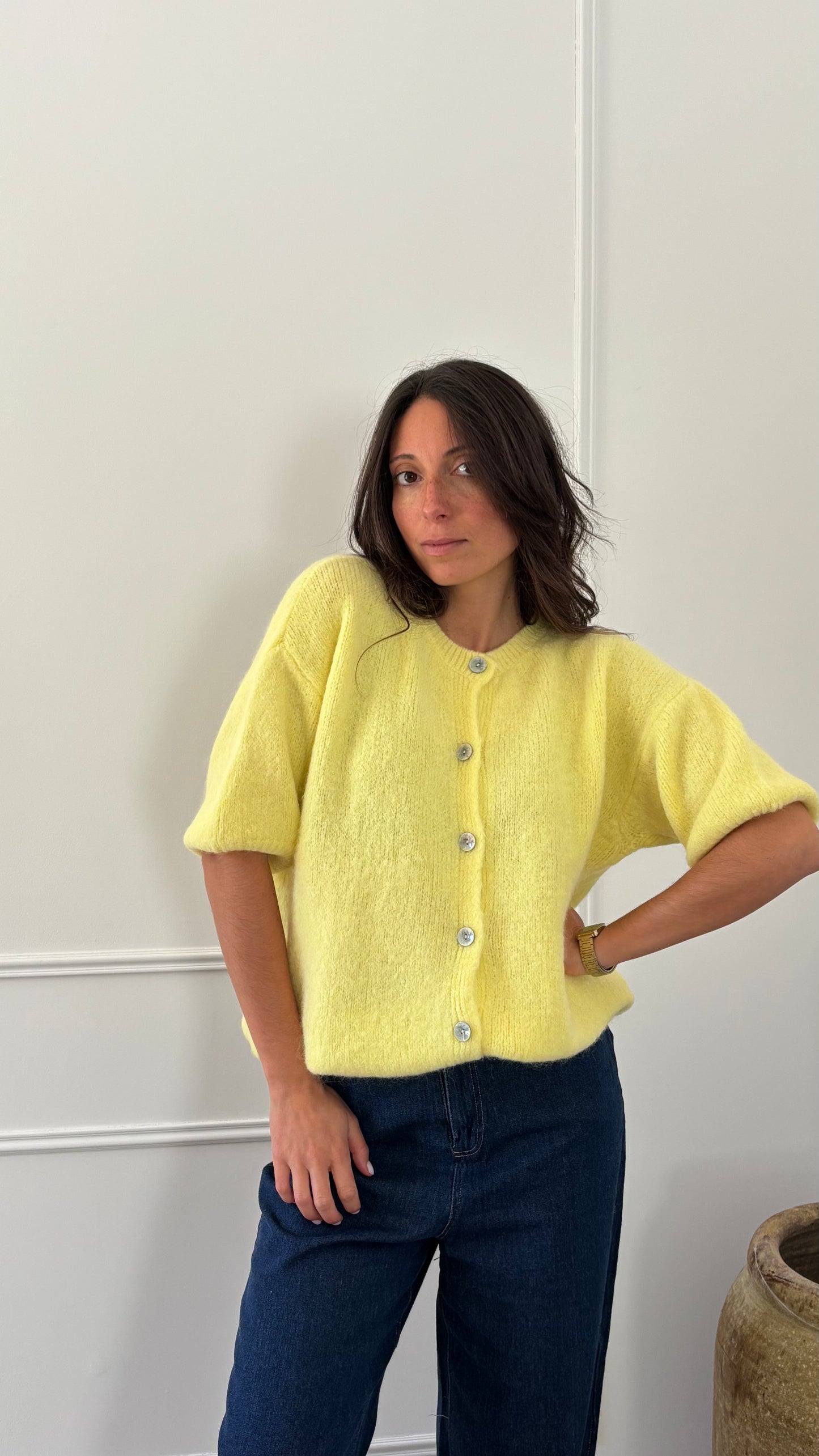 Gilet ROMANE - JAUNE