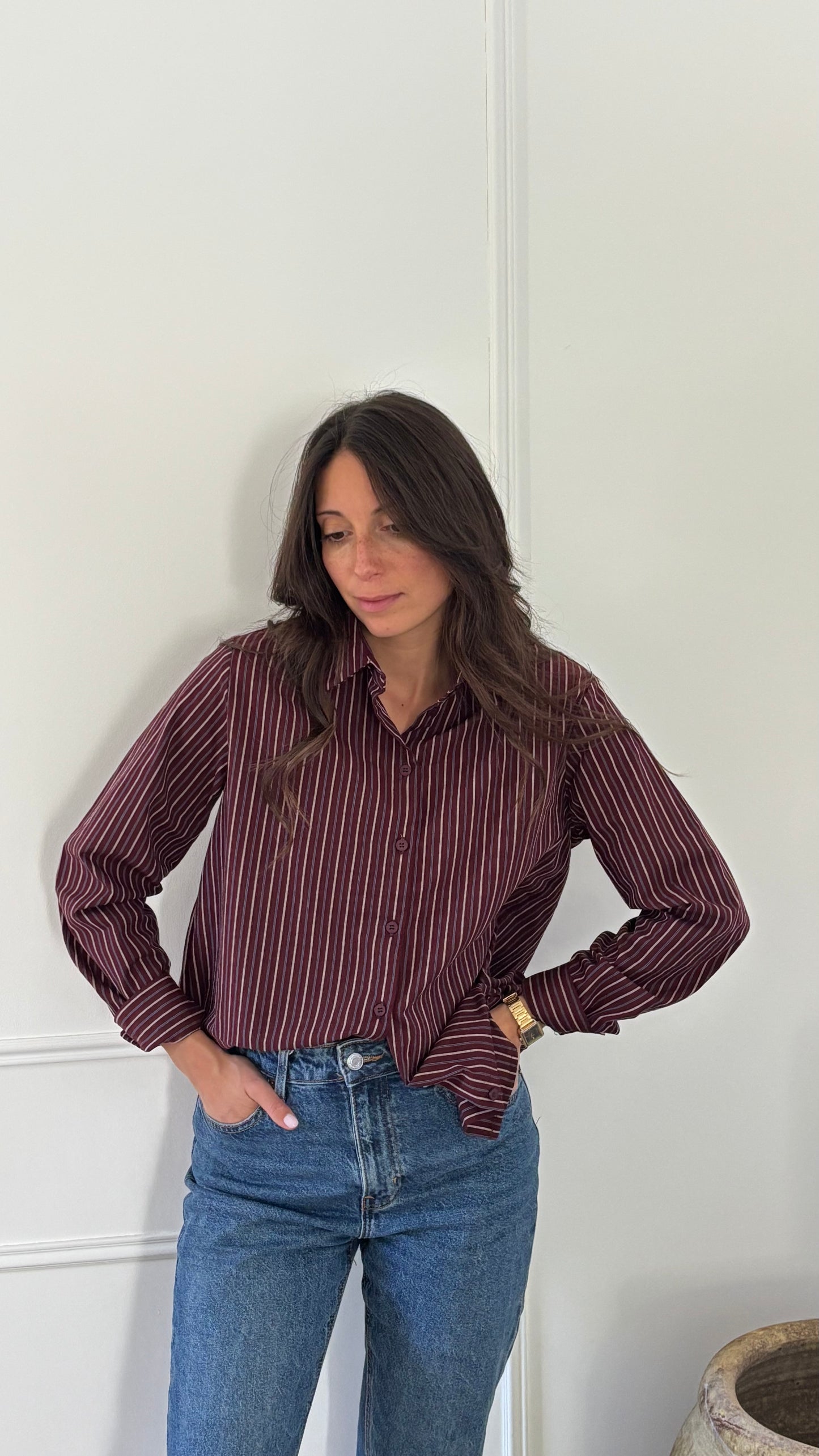 Chemise NOLA - BORDEAUX