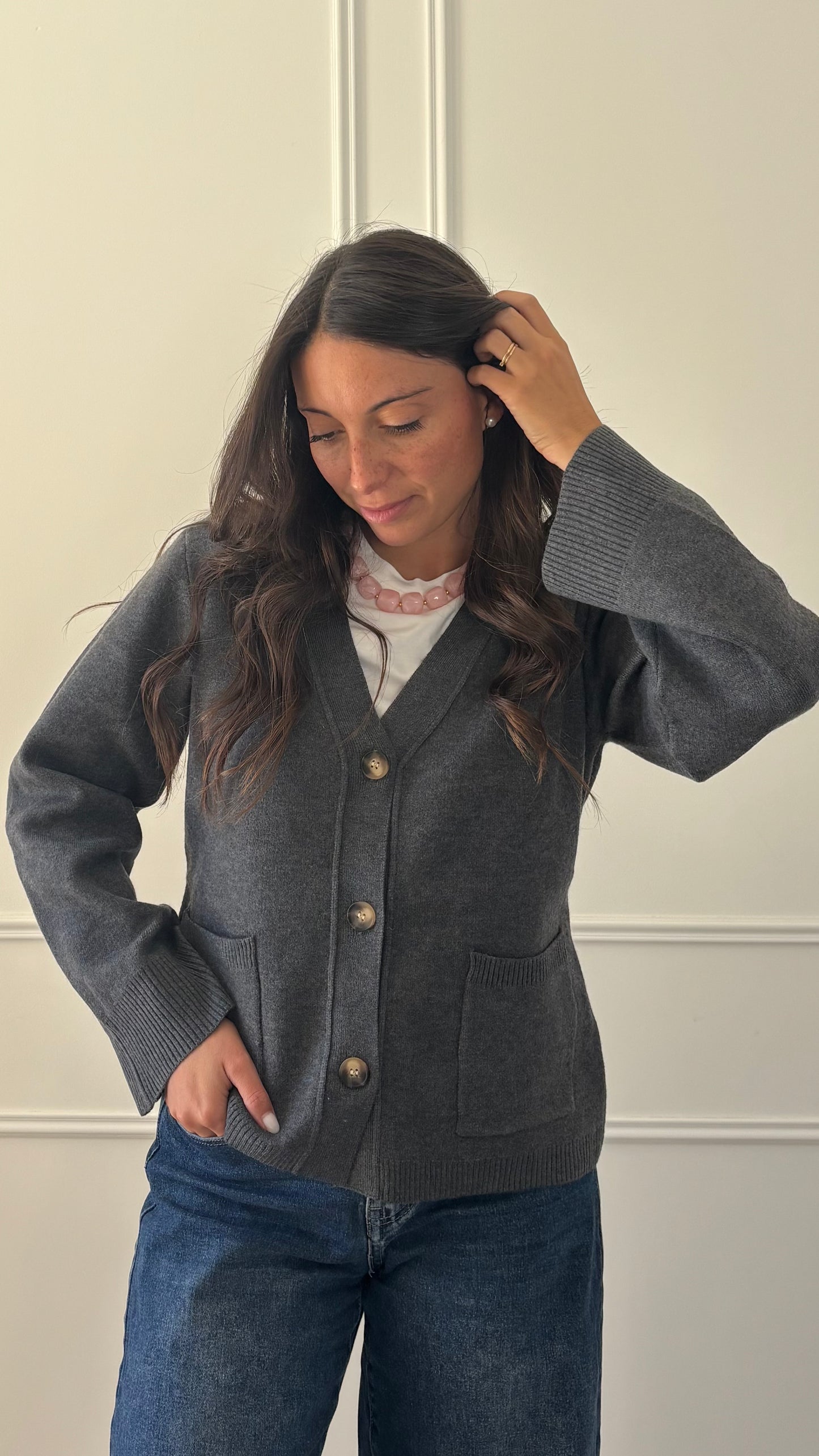 Cardigan MÉLODIE - Gris
