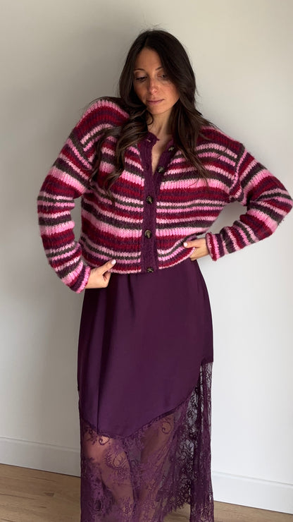 Jupe Camille - PRUNE