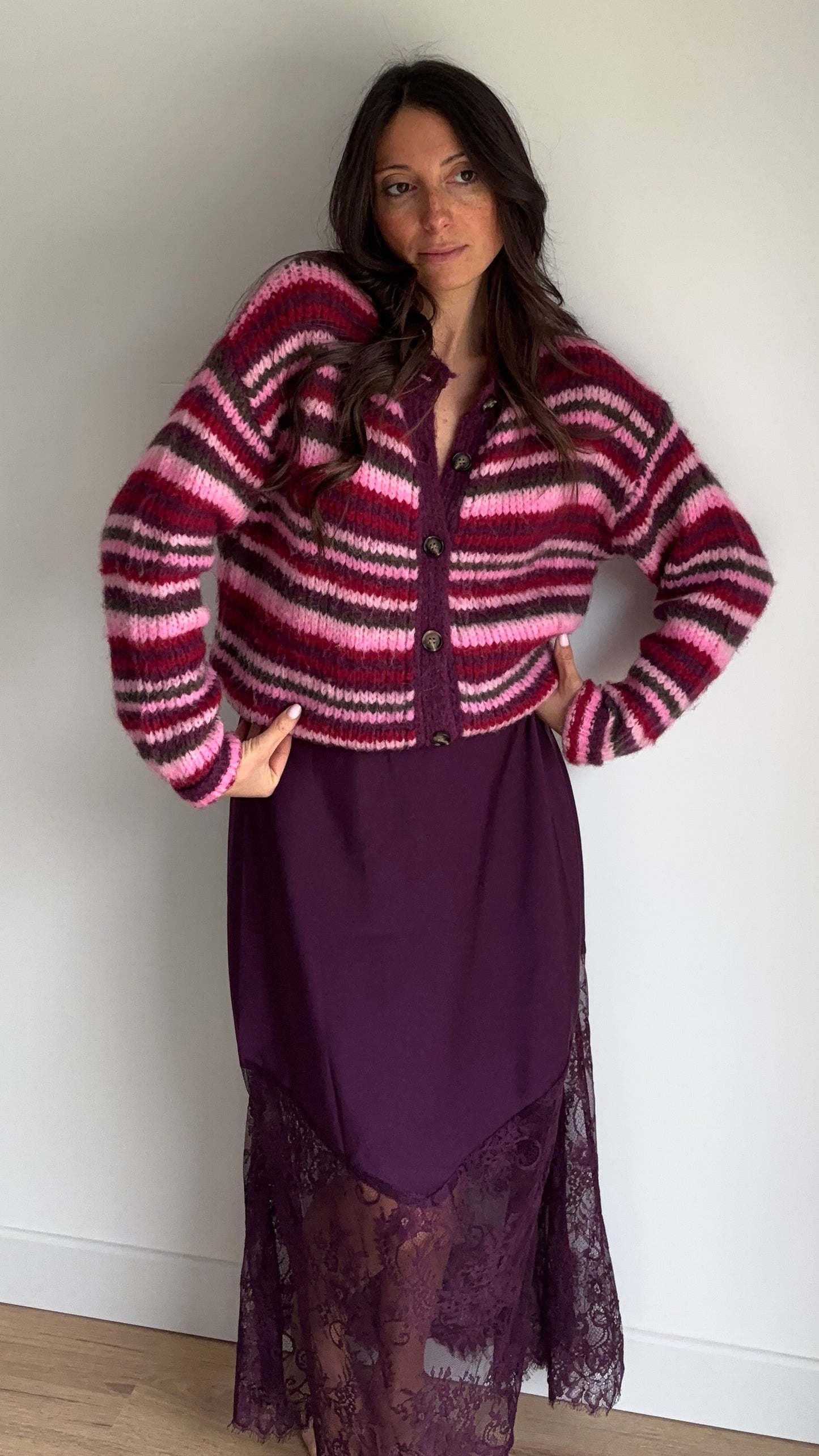 Jupe Camille - PRUNE