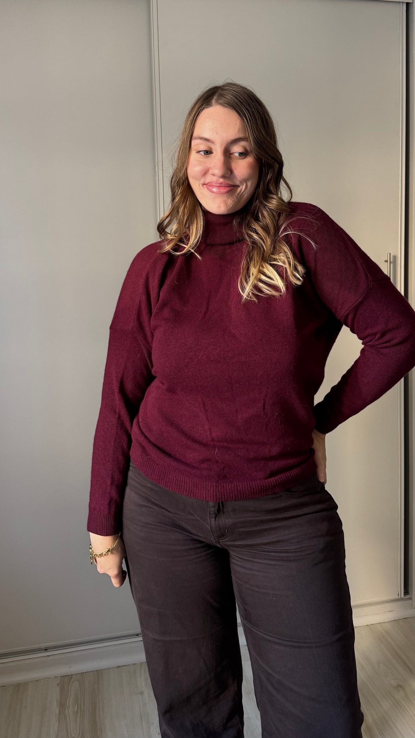 Pull CLARA - BORDEAUX