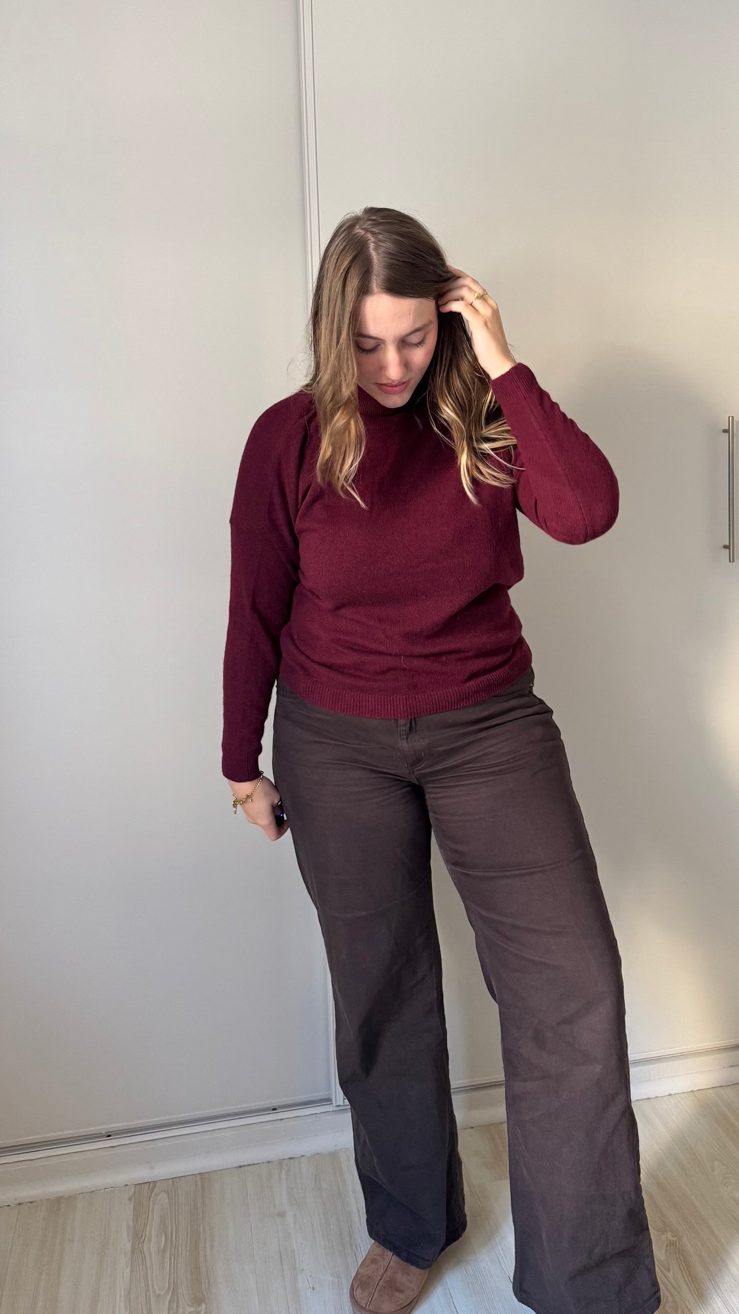 Pull CLARA - BORDEAUX