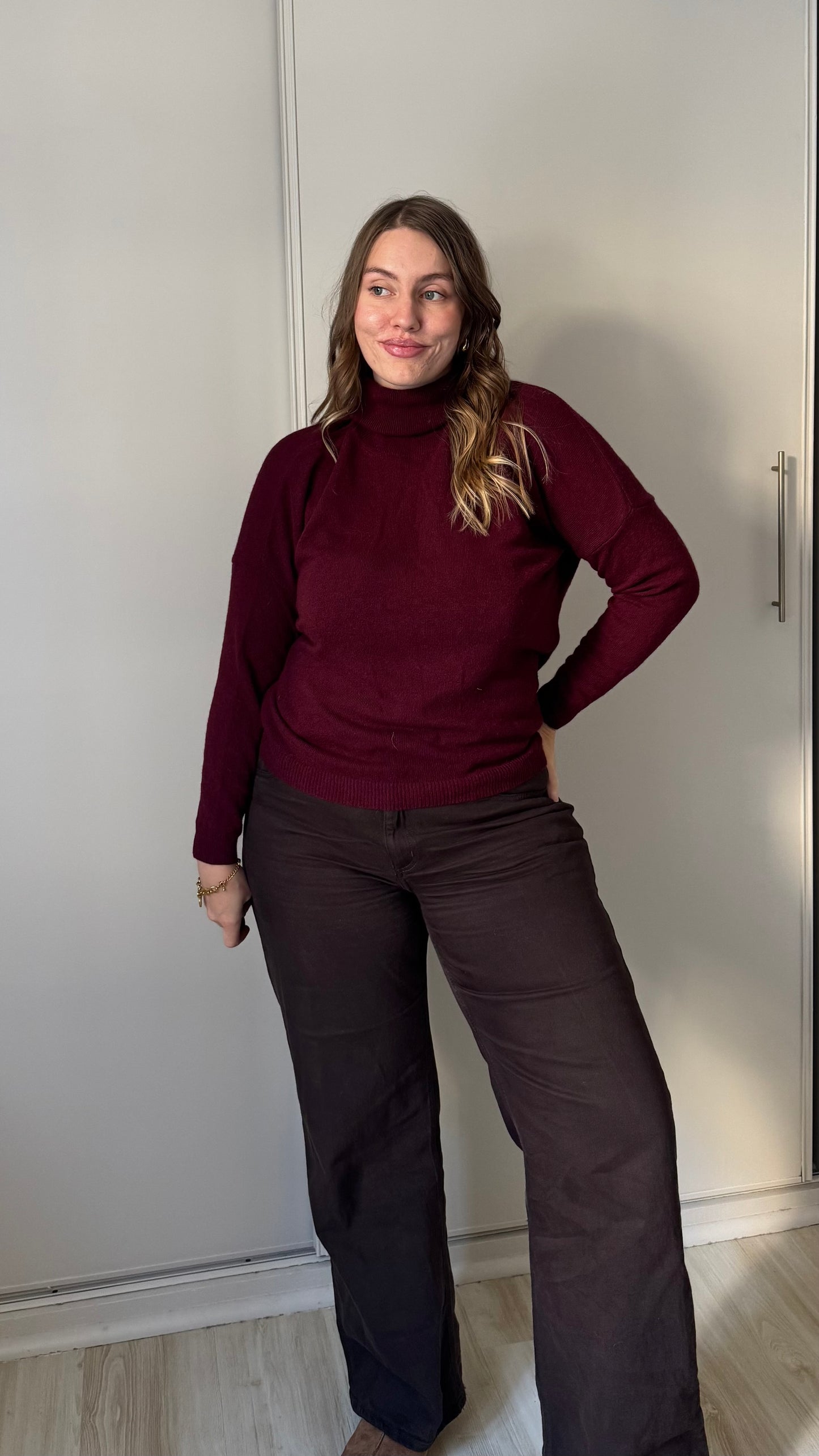 Pull CLARA - BORDEAUX