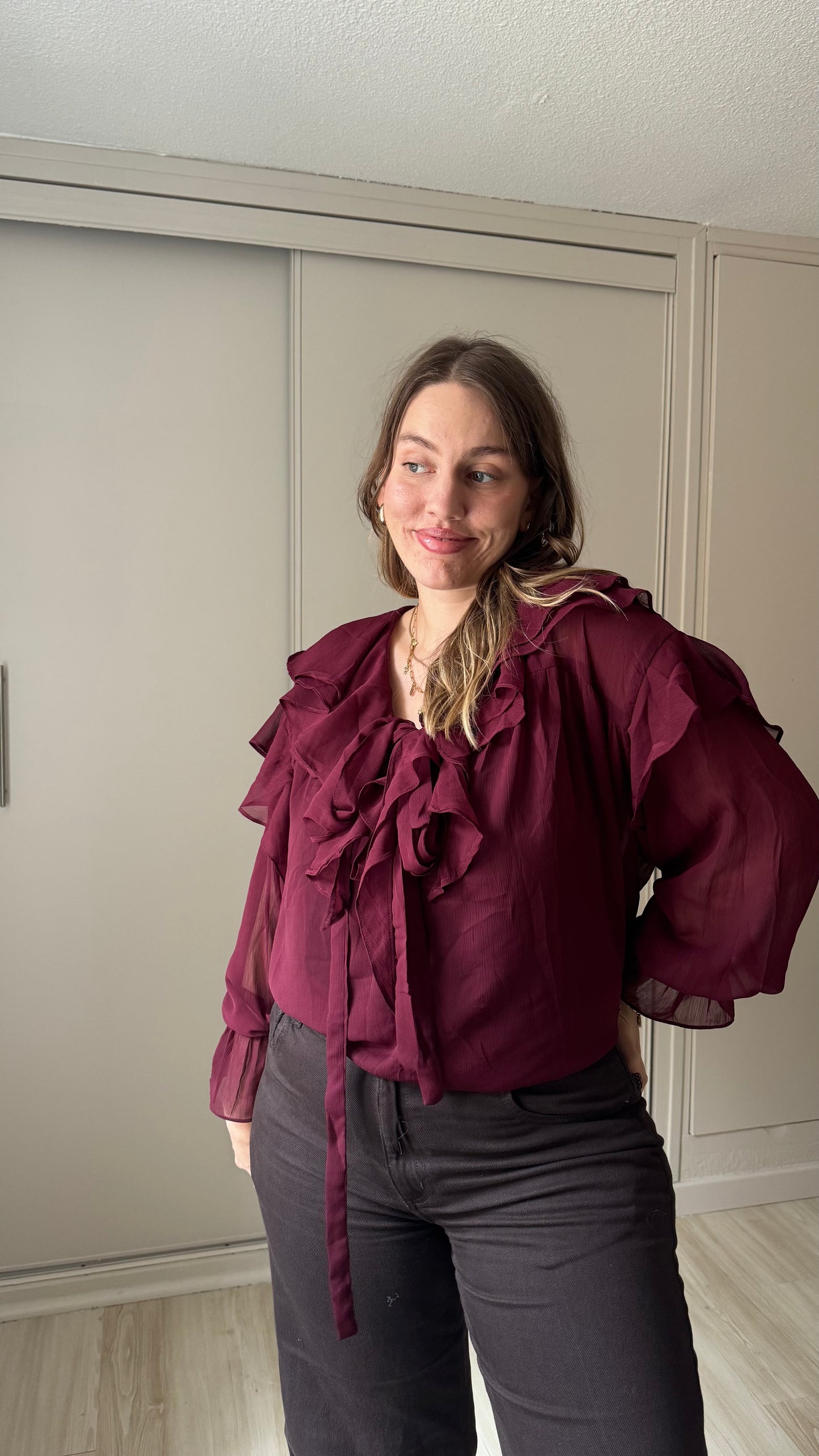 Blouse HELOISE - BORDEAUX