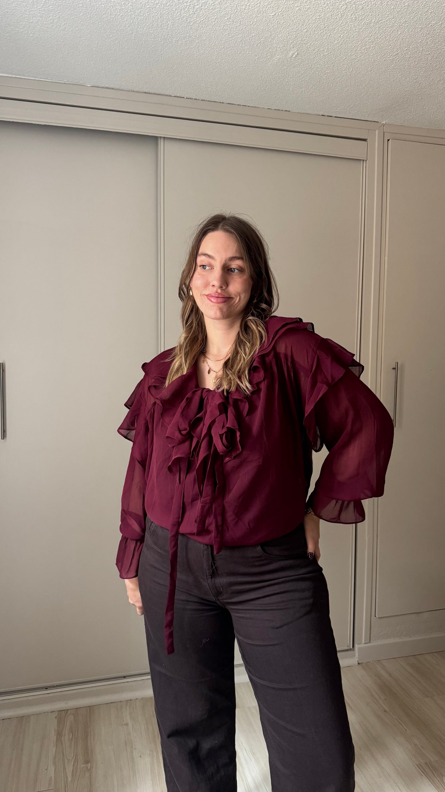 Blouse HELOISE - BORDEAUX