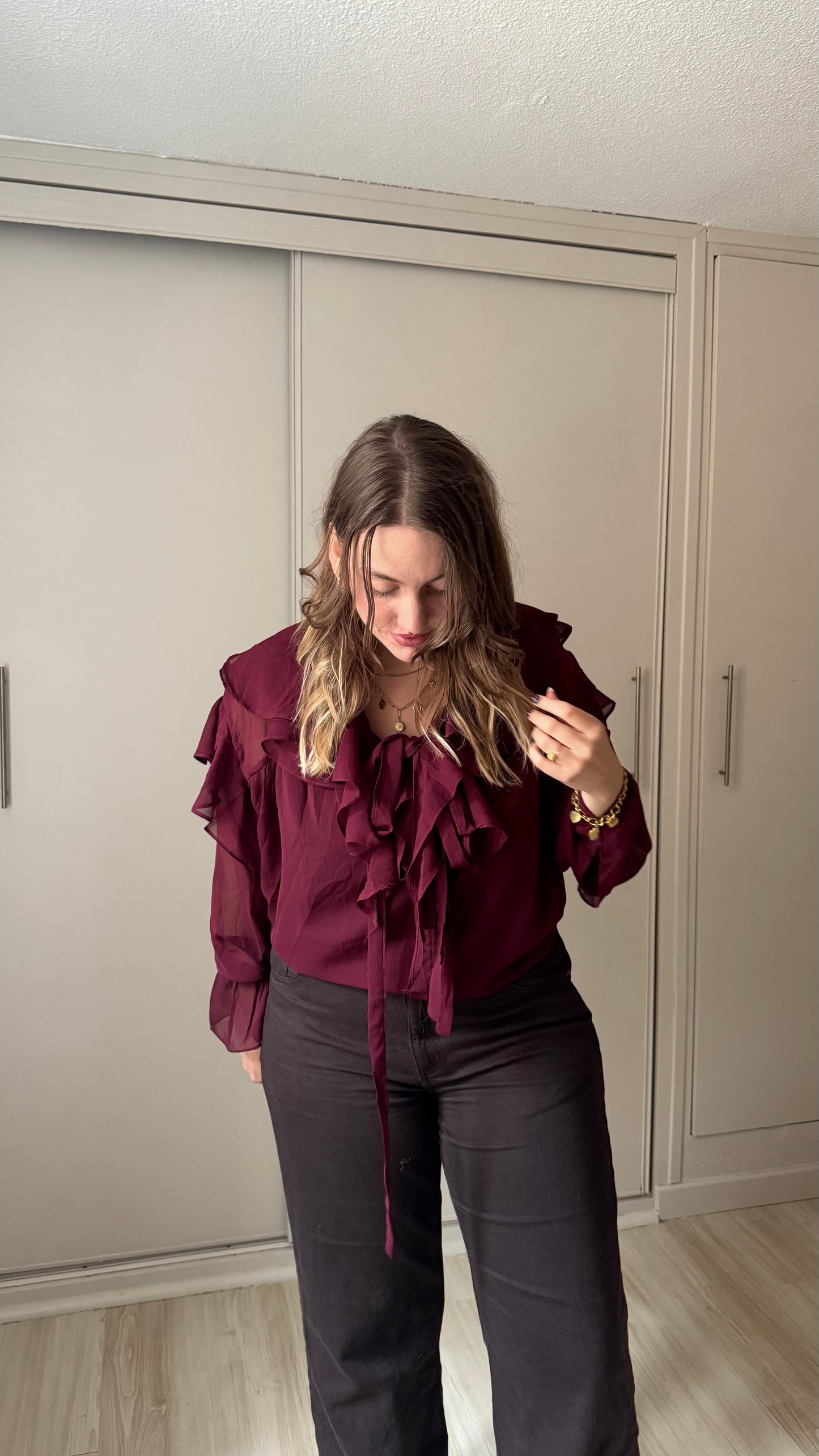 Blouse HELOISE - BORDEAUX