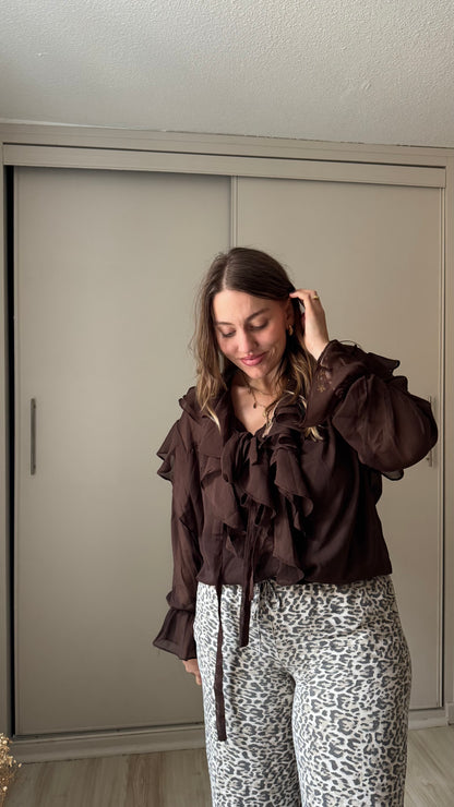 Blouse HELOISE - CHOCOLAT