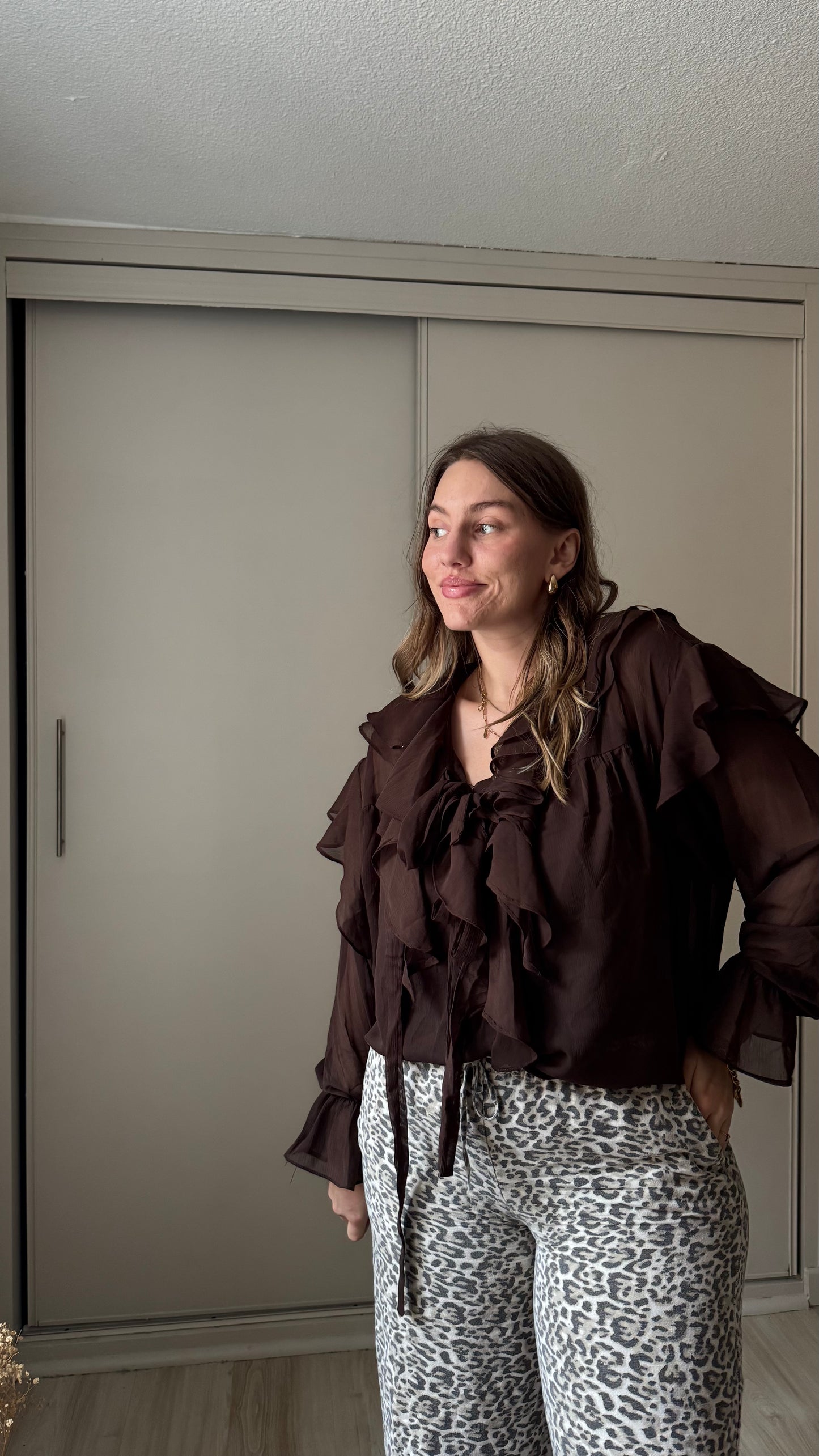 Blouse HELOISE - CHOCOLAT