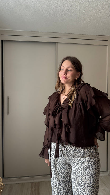 Blouse HELOISE - CHOCOLAT