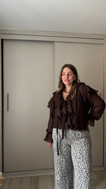 Blouse HELOISE - CHOCOLAT