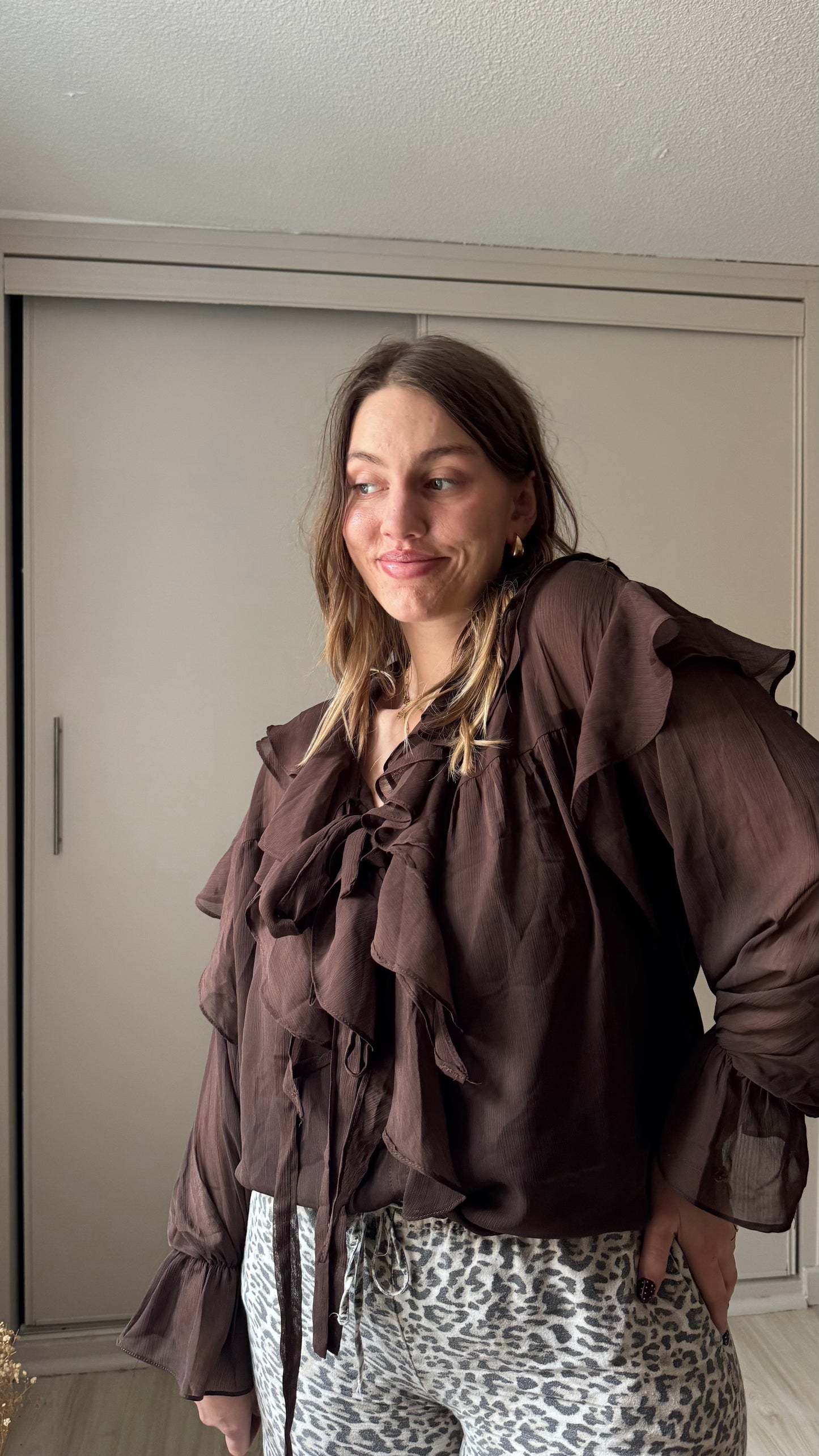 Blouse HELOISE - CHOCOLAT