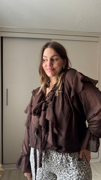 Blouse HELOISE - CHOCOLAT