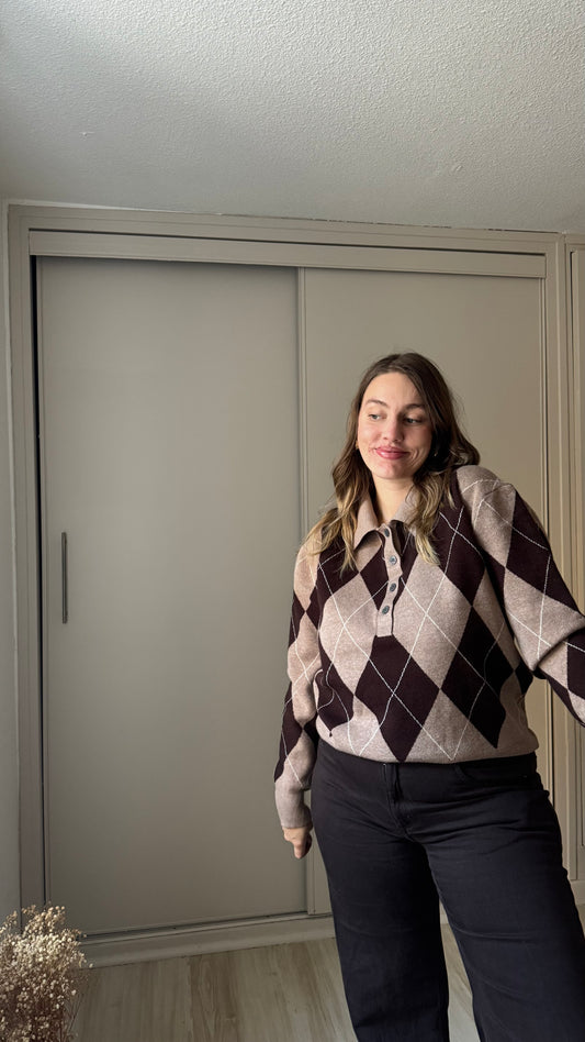 Pull TIMOTHEE - TAUPE