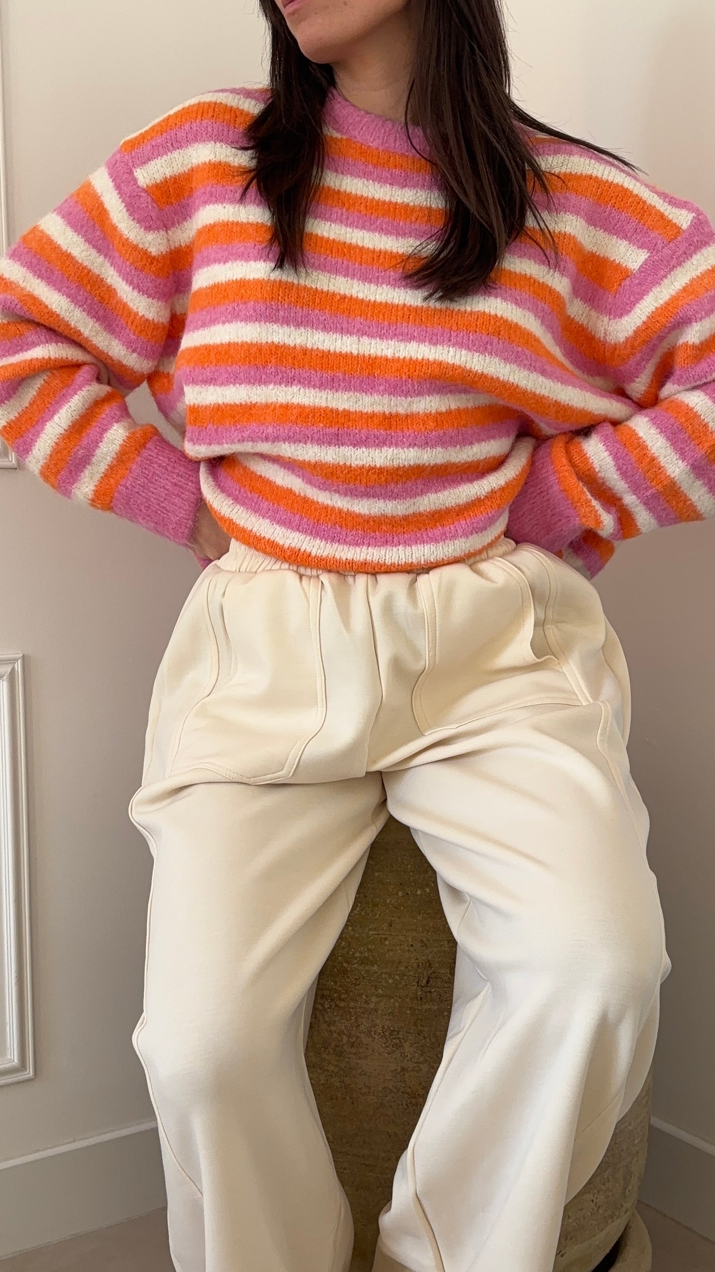 Pantalon LUC - Crème