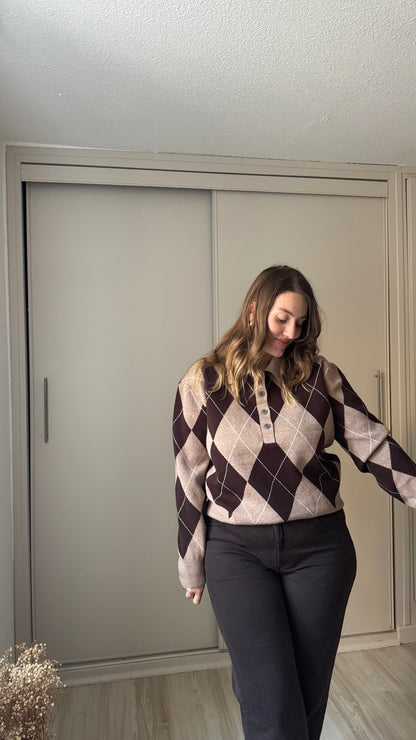 Pull TIMOTHEE - TAUPE