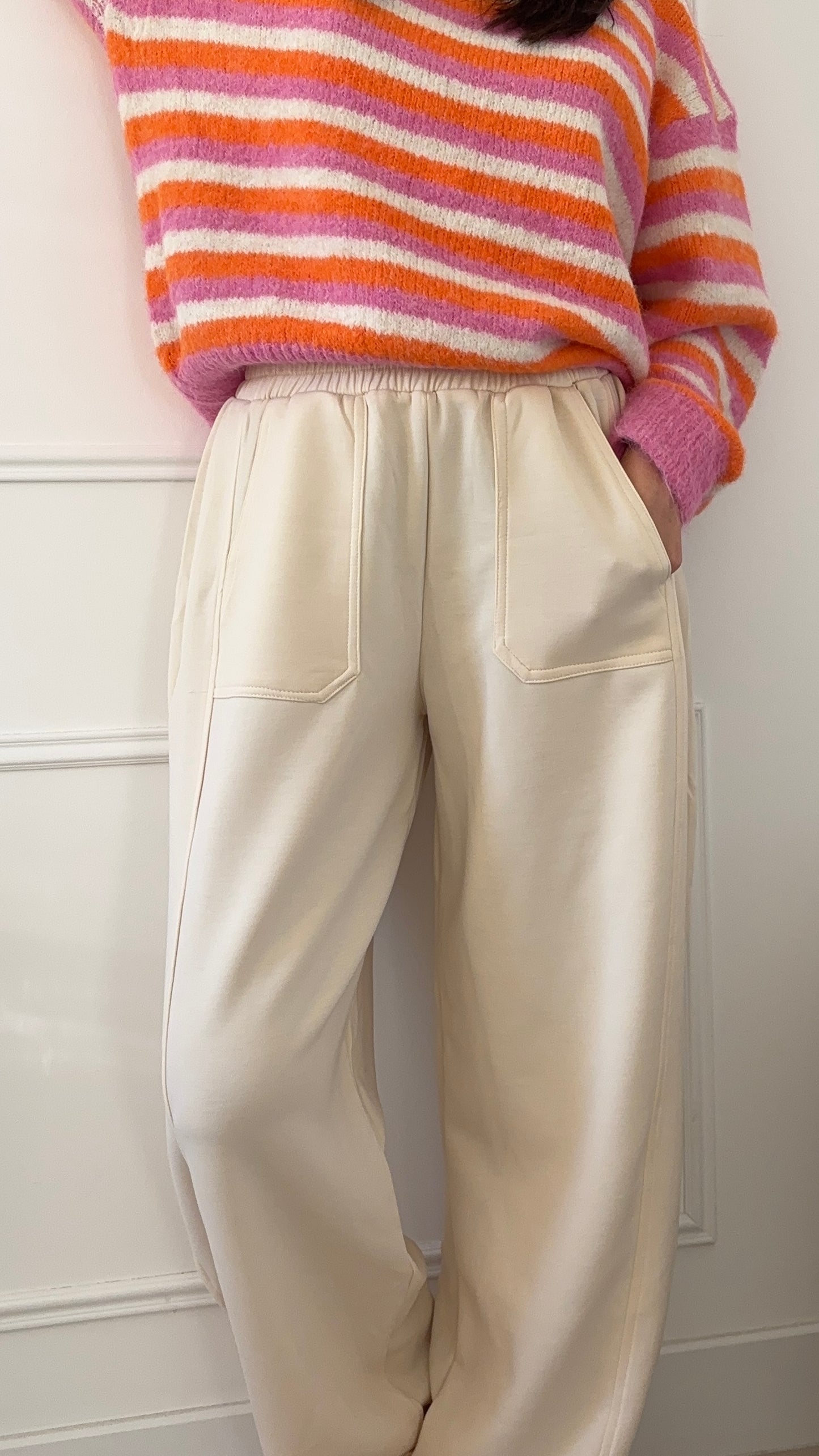 Pantalon LUC - Crème