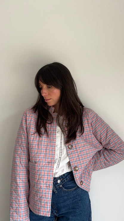 Veste matelassée SOLINE - Carreaux