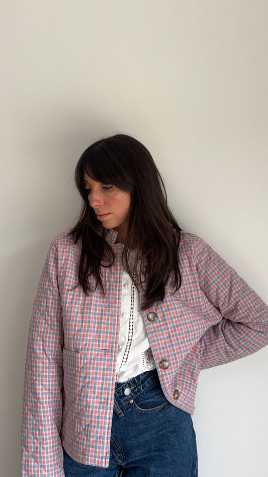 Veste matelassée SOLINE - Carreaux