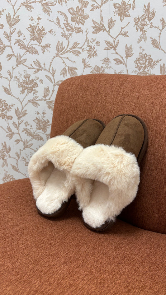 Chaussons CHARLY - Marron