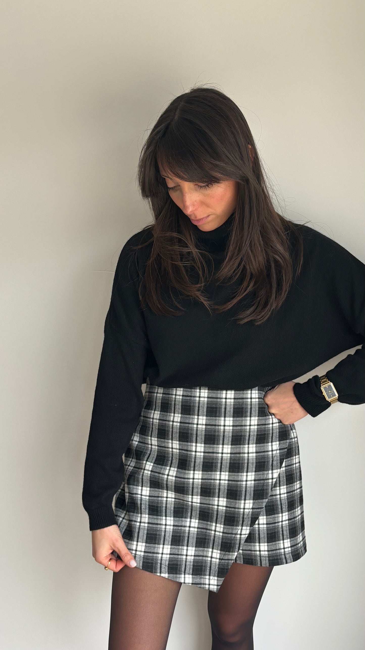 Jupe short AMY - Noir