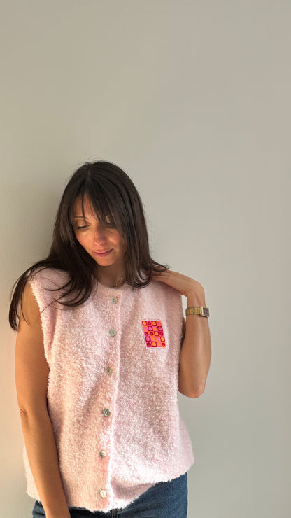 Gilet sans manche LUC - Rose
