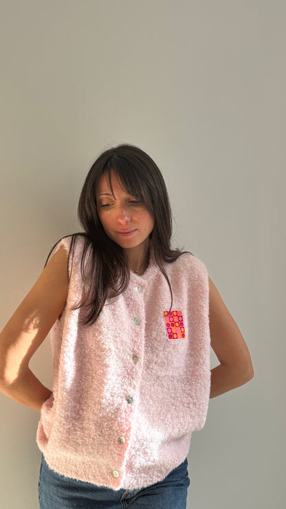 Gilet sans manche LUC - Rose