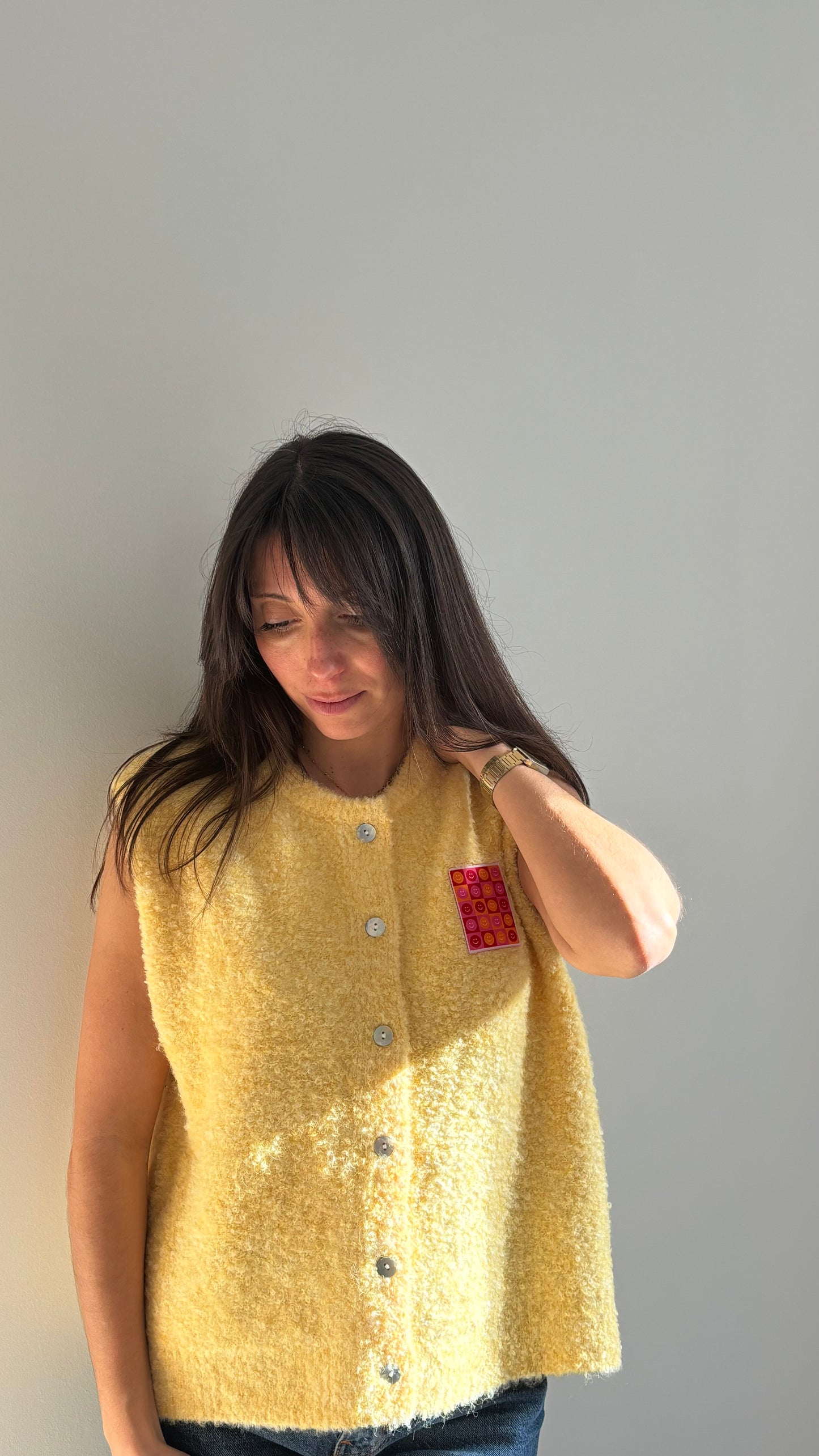 Gilet sans manche LUC - Jaune