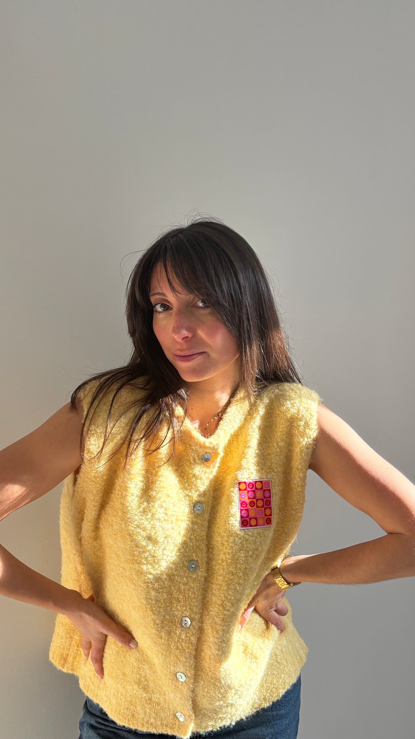 Gilet sans manche LUC - Jaune