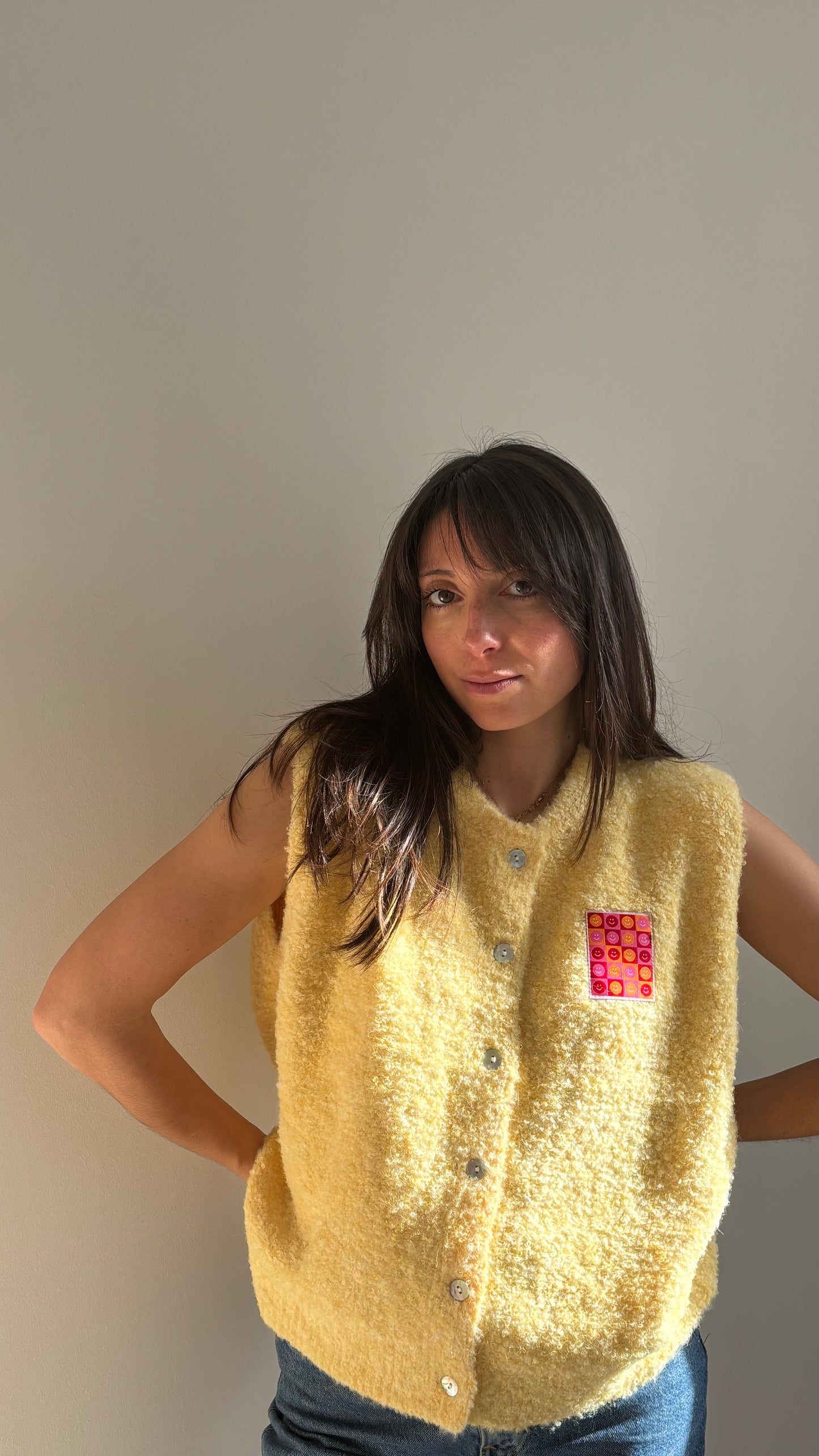 Gilet sans manche LUC - Jaune